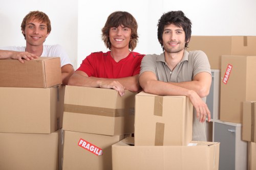 Professional furniture pick-up service in Roehampton storage
