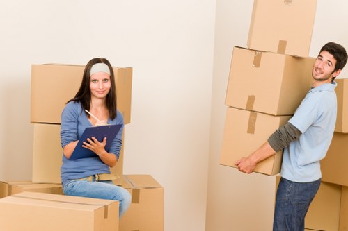 Customer accessing their storage unit
